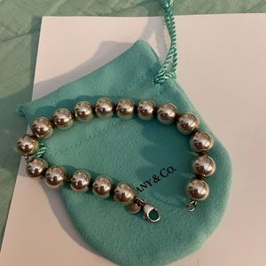 Tiffany & Co bead sterling silver bracelet